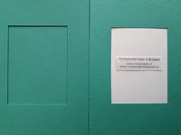 Passepartoutkaarten rechthoek groen 2 stuks met envelop OP=OP - Klik op de afbeelding om het venster te sluiten